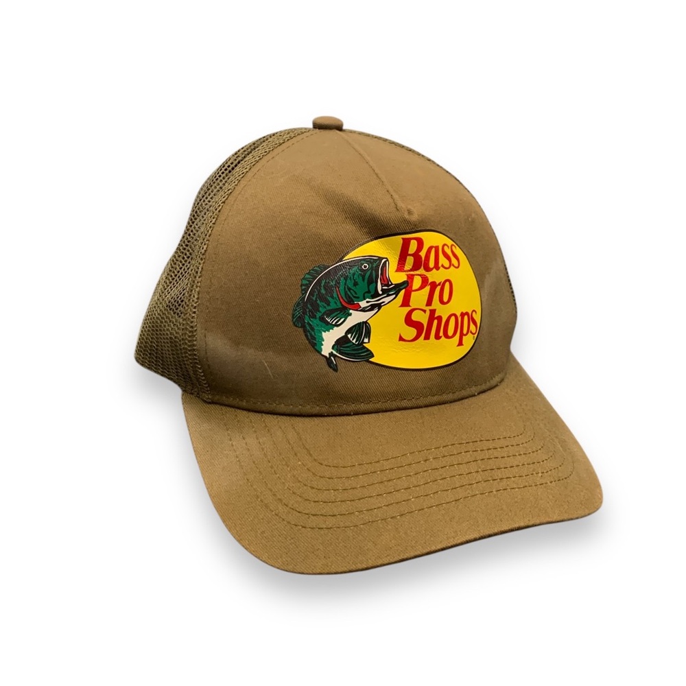 Bass pro shops mesh Olive snapback hat